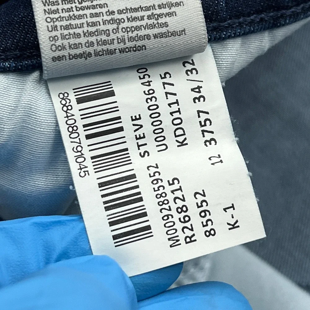 Mavi Steve Jeans‎ Men's 34x32* Blue Athletic Fit Dark Wash Stretch Denim Comfort